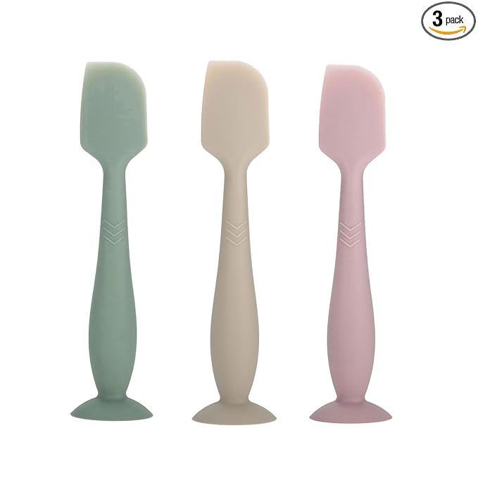 Baby Diaper Cream Spatula - Baby Diaper Rash Cream Applicator for Butt Paste Diaper Cream - Newborn Essentials (gray, green, pink)