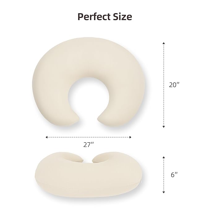 Susurration 2 Pack Nursing Pillow Cover,Ultra Soft and Stretchy Compatible with Boppy Breastfeeding Pillow,Comfortable and Skin-Friendly Slipcovers for Newborn Boys & Girls(Broom Flower)