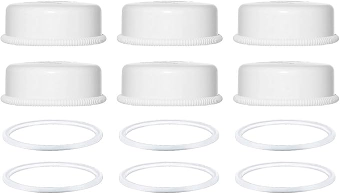 Nenesupply Travel Bottle Caps Lids Compatible with Nenesupply Bottle Spectra Bottles Avent Bottles Wide Mouth One-Piece Cap for Breastmilk Storage and Collection Leak Proof with Sealing Ring