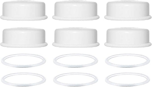 Nenesupply Travel Bottle Caps Lids Compatible with Nenesupply Bottle Spectra Bottles Avent Bottles Wide Mouth One-Piece Cap for Breastmilk Storage and Collection Leak Proof with Sealing Ring
