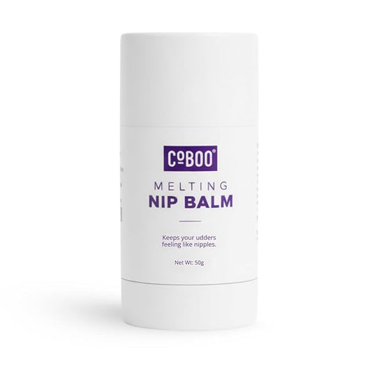 CoBoo Melting Nip Balm for Sore Nipples, Baby-Friendly Postpartum Essential, Touch-Free Application, Soothes and Protects, Breastfeeding Essentials