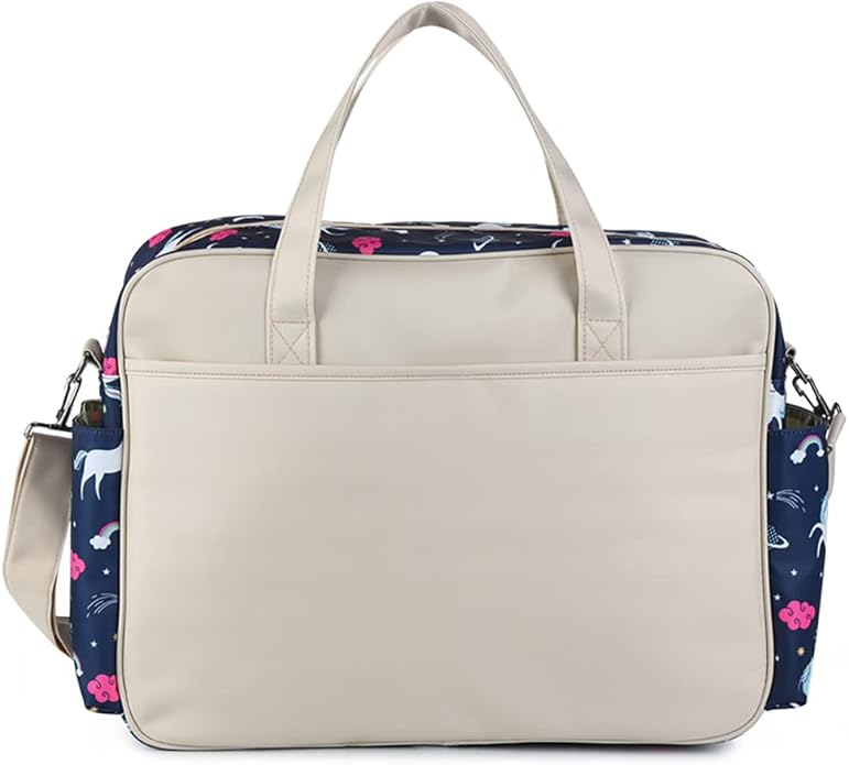 Kamay's Mummy Shoulder Bag Diaper Bag Chic Nappy Changing Bag Tote/Messenger Style Large with Changing Mat, Adjustable Straps