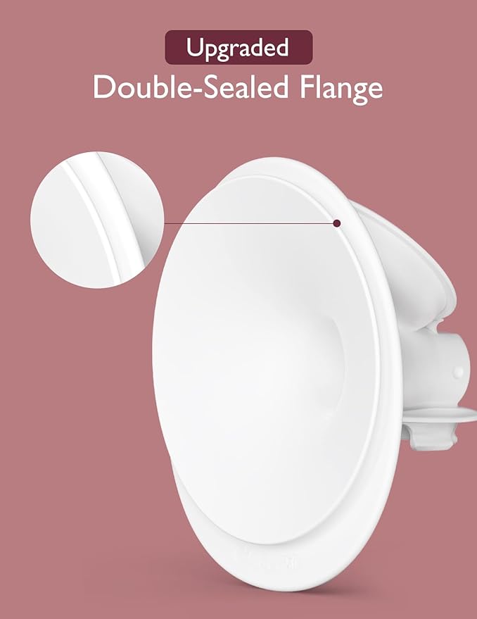 Momcozy Original Replacement Accessories for Upgraded Mobile Flow | Upgraded M9,Original Upgraded M9 Breastfeeding Parts,24mm Flange,1 Pack