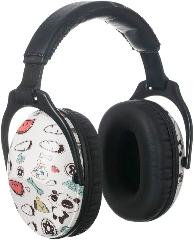 Kids Hearing Protection,25dB NRR Noise Reduction,Sound Proof for Kids,Toddler,Safety Earmuffs for Concert,Airplane,Autism,Monster Jam,Travel,School- Panda