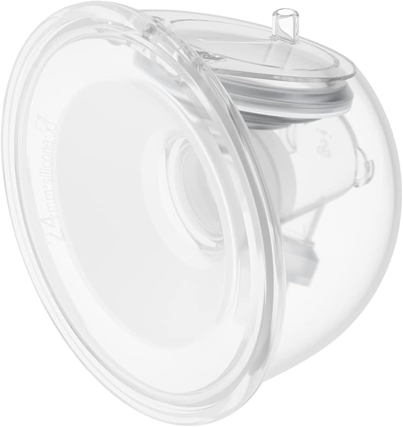 Momcozy Original S9 Pro/S12 Pro Replacement Accessories, Only Compatible with S9 Pro/S12 Pro Breast Pump NOT for S9/S12/S12Pro-Quick (Single-Sealed Full Set Collector 24mm Flange 180ml, 1 Pack)