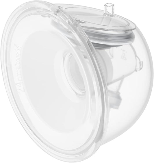 Momcozy Original S9 Pro/S12 Pro Replacement Accessories, Only Compatible with S9 Pro/S12 Pro Breast Pump NOT for S9/S12/S12Pro-Quick (Single-Sealed Full Set Collector 24mm Flange 180ml, 1 Pack)