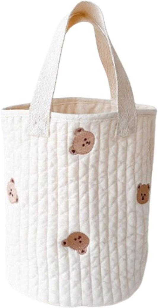 Diaper Caddy Organizer - Large Portable Nursery Storage Bin and Car Travel Organizer - Portable Baby Changing Organizer Hanging Storage Caddy 2