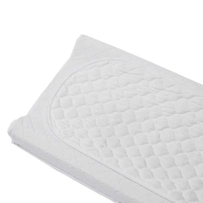 Thicker Waterproof Changing Pad Liners Cotton Changing Table Cover Liners 2 Count 13" X 27" (Elliptical White)