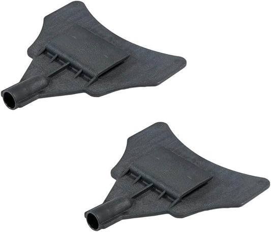 Mytee Products 2 Pack V-Shaped Replacement Head for 8ft Corner Protector Handle - Black