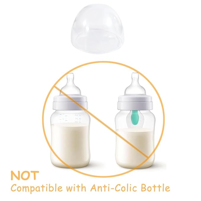 Bottle Caps Replacement for Avent Natural Baby Feeding Bottles, 3 Pack