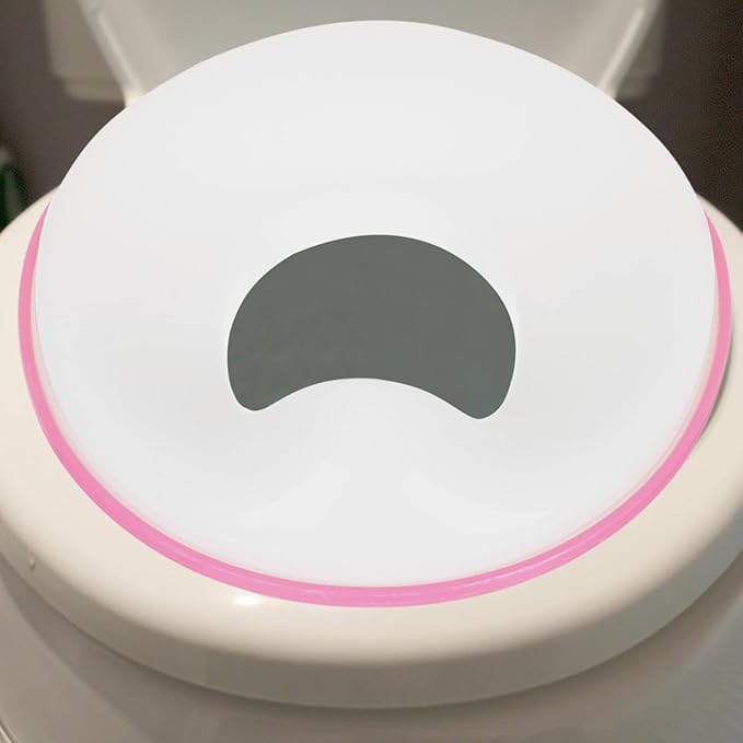 Veemoon Potty Training Seat Portable Toilet Seat for Boy Girl Comfortable and Sturdy Design Easy to Use for Boy Girl Travel Safe and Material Cute Potty Training