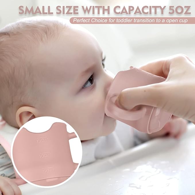 Haakaa Silicone Baby Fruit Food Feeder & Toddler Cup Combo