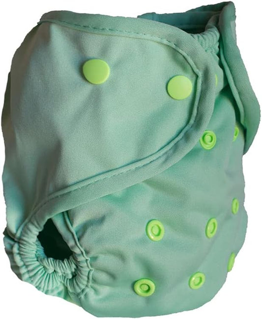 Buttons Cloth Diaper Cover - One Size (Jade)