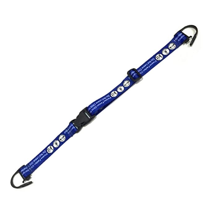 Hooshing Baby Kids Safety Seat Belt Adjustable Supermarket Shopping Cart Belt Chair Seat Belts Blue
