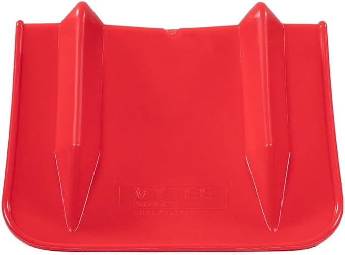 Mytee Products 20 Pack Red Flatbed Edge Protectors w/Carrying Case & Webbing Handle - 8"x8"x10" Plastic V Shaped Corner Protectors for Cargo Loads & Tie Down Strap Guard - Fit 1 Strap Up to 4"