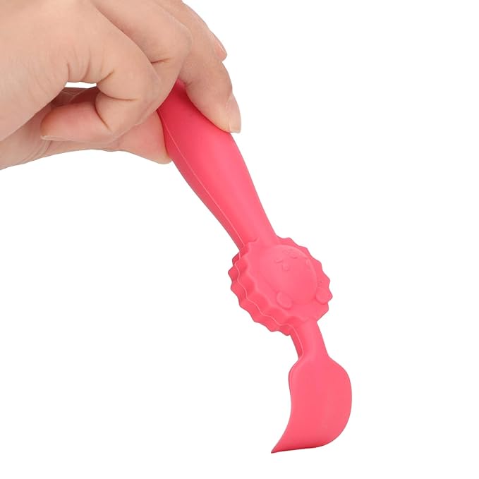 Marhynchus Soft Baby Butt Cream Applicator Skin Friendly Silicone Diaper Cream Spatula with Suction Base (Red) Diaper Cream Spatula Diaper Cream applicator