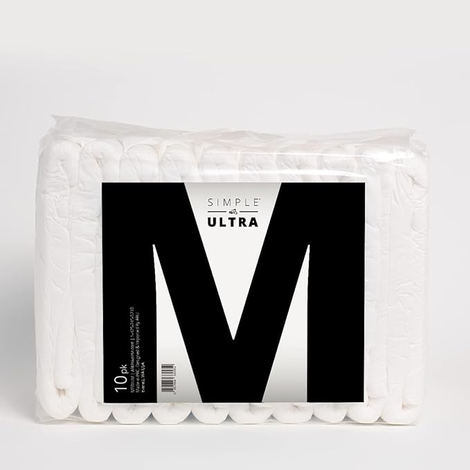 ABUniverse Simple Ultra Diapers - Pack of 10 (Medium)