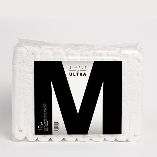 ABUniverse Simple Ultra Diapers - Pack of 10 (Medium)