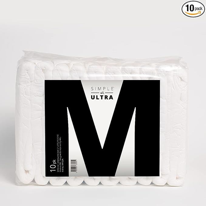 ABUniverse Simple Ultra Diapers - Pack of 10 (Extra Large)