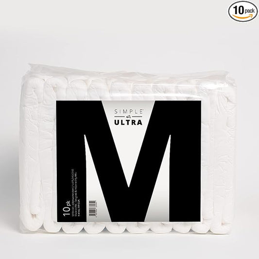 ABUniverse Simple Ultra Diapers - Pack of 10 (Extra Large)