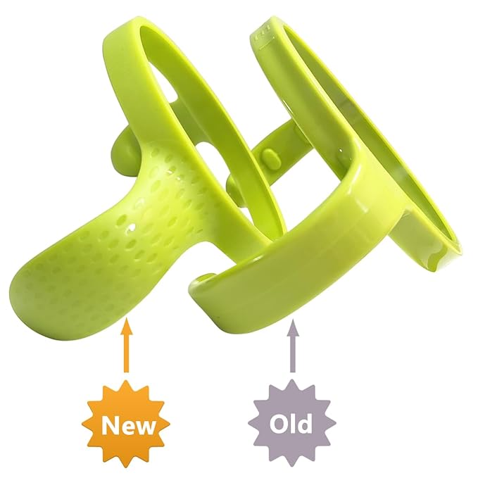 Easy Grip Bottle Handles Compatible with Comotomo Baby Feeding Bottle (3 Green)
