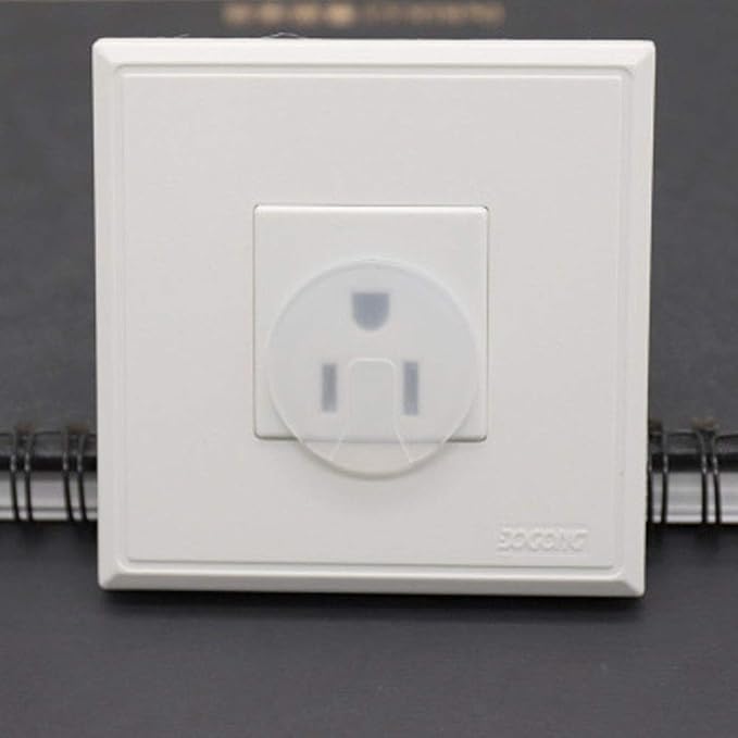 30 Pieces Outlet Plug Covers Clear Child Proof Electrical Protector Safety Caps