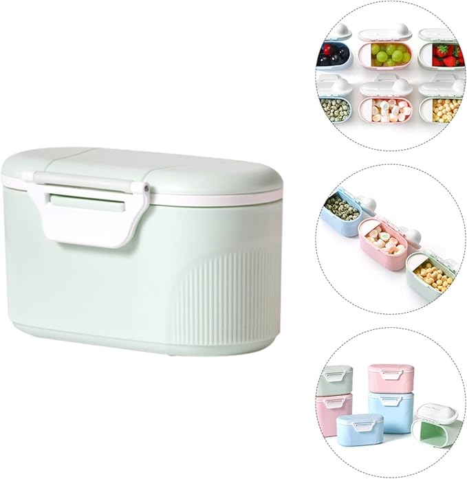 Toddmomy Home for Outdoor S Food Baby Container Dispenser Milk Formula Holder Travel Leak-Proof Portable