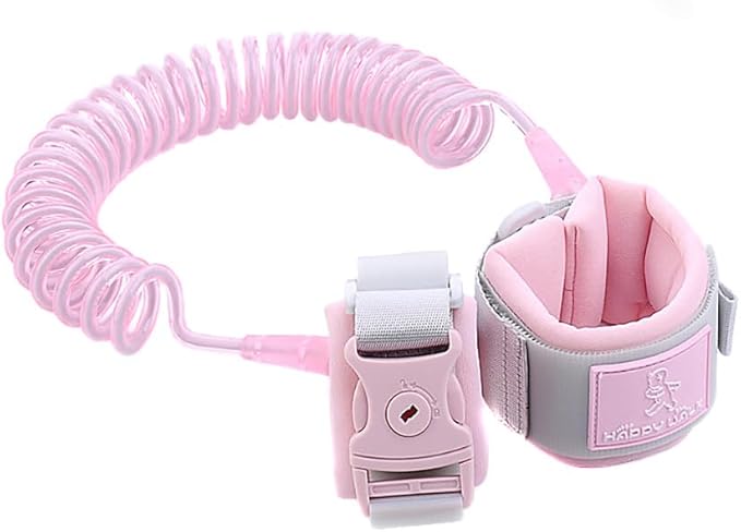 Anti Lost Wrist Link, 2M Toddler Leash with Lock Buckle & Adjustable Bracelet, Anti Lost Wrist Strap for Toddlers, Babies, Kids, Children, Boys, Girls, and Adults