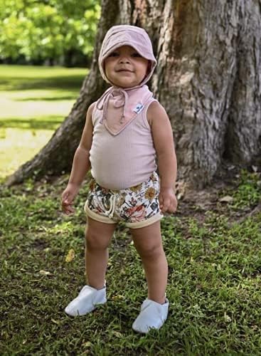DiaperSquad's 100% Organic Cotton Baby Drool Bibs, Super Absorbent & Adjustable Baby Bibs for Drooling and Teething