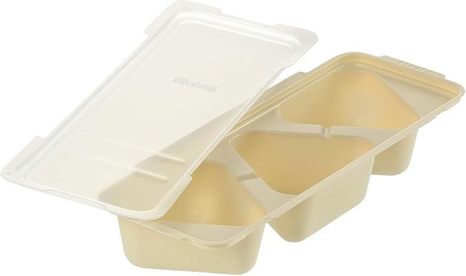 Richell Construction Subdivided Freezing Pack, 100, Set of 2, Ivory
