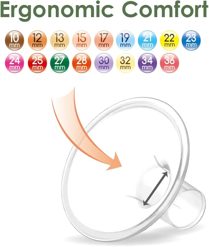 Maymom Pump Parts Compatible with Bellababy Double Electric Bellababy MiniO (17mm)