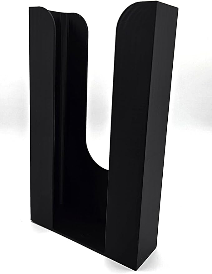 Bathroom Wipes Dispenser - New and Improved Version Holds Packaging for Easy Wipe Access. Wall Mountable - Includes mounting Tape. DWD-Bk