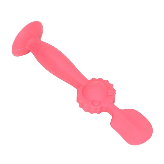 Marhynchus Soft Baby Butt Cream Applicator Skin Friendly Silicone Diaper Cream Spatula with Suction Base (Red) Diaper Cream Spatula Diaper Cream applicator
