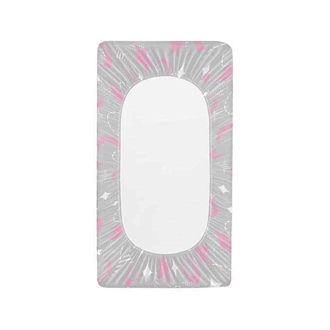 Star Moon Baby Girls Changing Pad Covers Cute Changing Table Cover for Baby Boys Soft Breathable Change Pad Sheets Cover