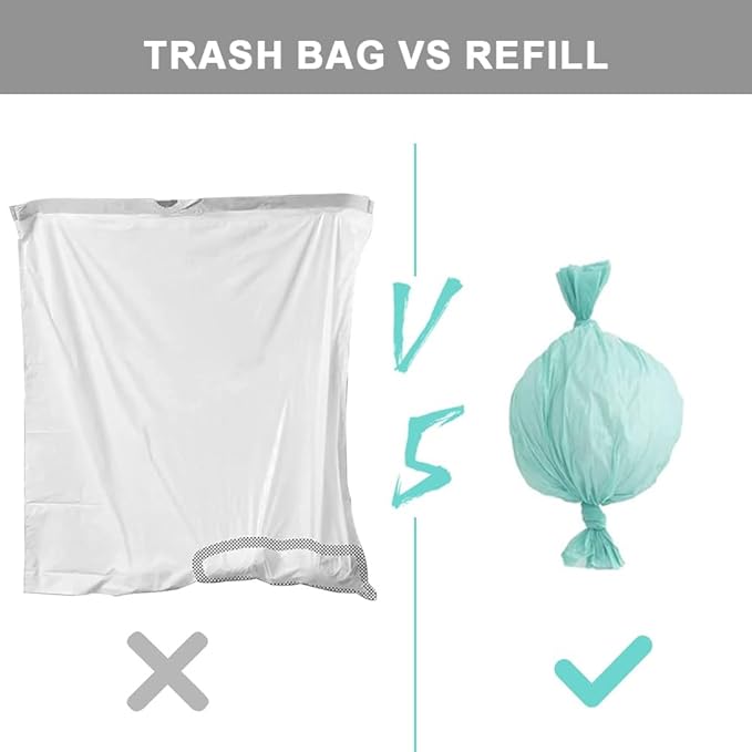 Adult Diaper Liner Refills Compatible with Janibell Akord 280 Slim Model Diaper System, Lasts Over 500 Adult Briefs Green,Pack of 4