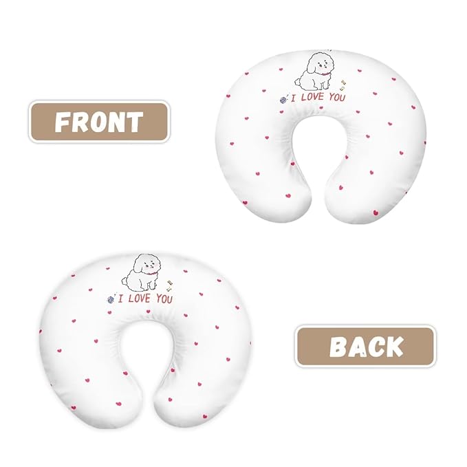 Dogspot Nursing Pillow Cover, Ultra Soft Comfortable Newborn Nursing Pillow Case Breathable Soft Slipcover for Baby Boy Girl