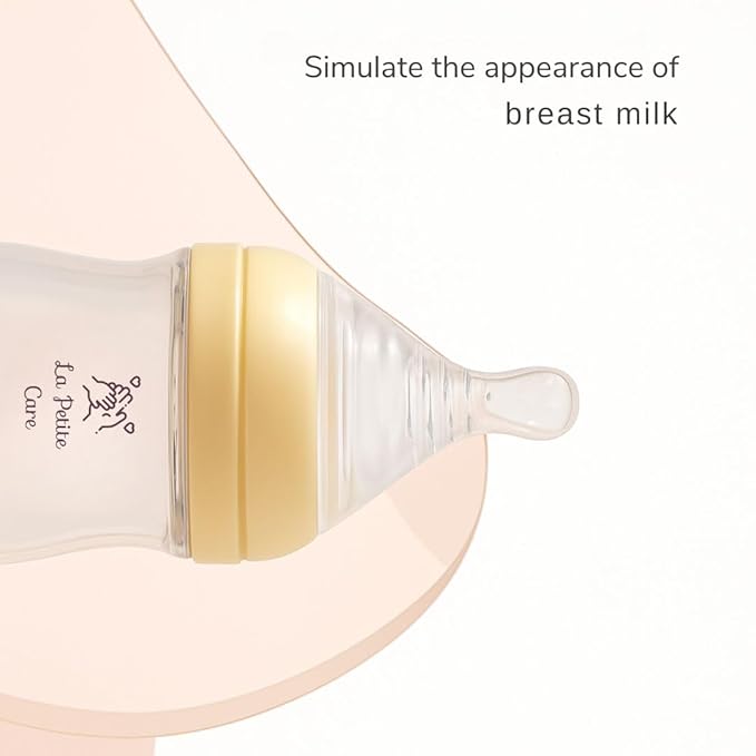 Glass Baby Bottles Anti Colic Set 2 Pack 3oz and 6oz BPA Free Heat Resistant Borosilicate Glass with 3 Silicone Nipples Wide Neck Gift Box Baby Shower Easy to Sterilize for Newborn 0-9 Months