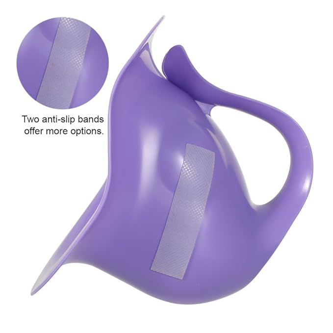 Potty Training Toilet Newborn Potty Training Newborn Potty Hat Elimination Communication with 2pcs Cotton Fleece Cozy for Indoor & Outdoor Purple