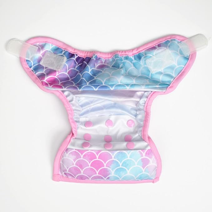 Newborn Baby Cloth Diaper Cover Nappy Hook and Loop (Gradient Scales)