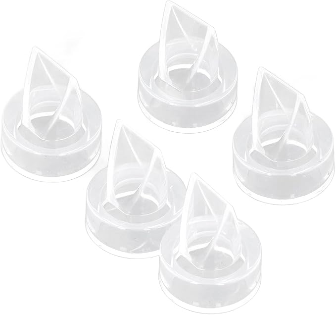 Duckbill Valve Replacement Kit, 5 Pieces, Food Grade Silicone, Baby Pump Valve, Accessories