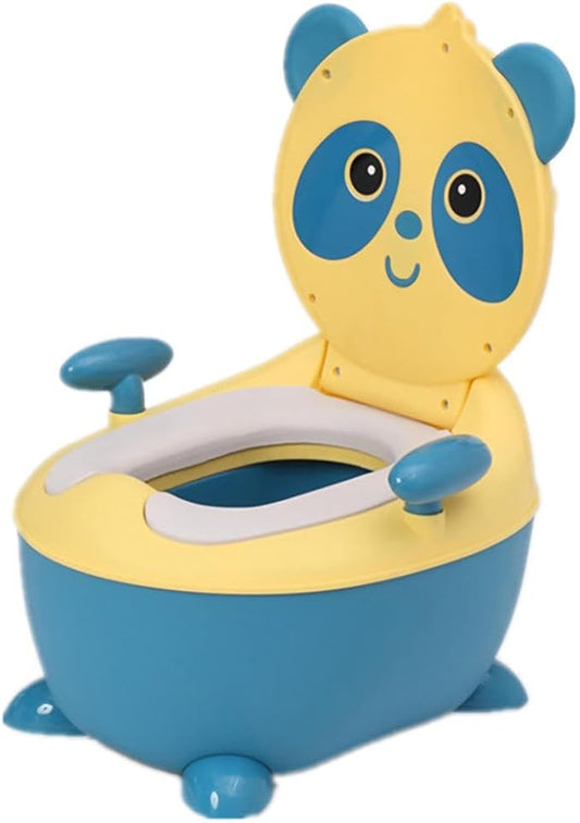 Cute Cartoon Panda Potty Seat,Toddler Potty,Baby Toilet Seat,Potty Training Toilet for Boys and Girls,Toddler Toilet,Potty Chair,Non-Slip Feet, Easy to Clean Pull-Out Potty,for Babies, Kids