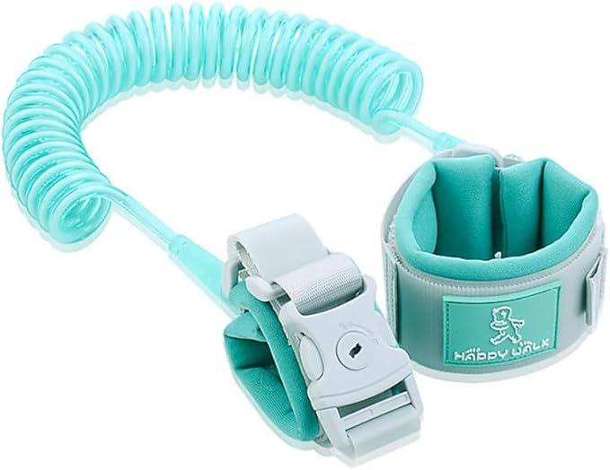 Anti Lost Wrist Link, 2M Toddler Leash with Lock Buckle & Adjustable Bracelet, Anti Lost Wrist Strap for Toddlers, Babies, Kids, Children, Boys, Girls, and Adults