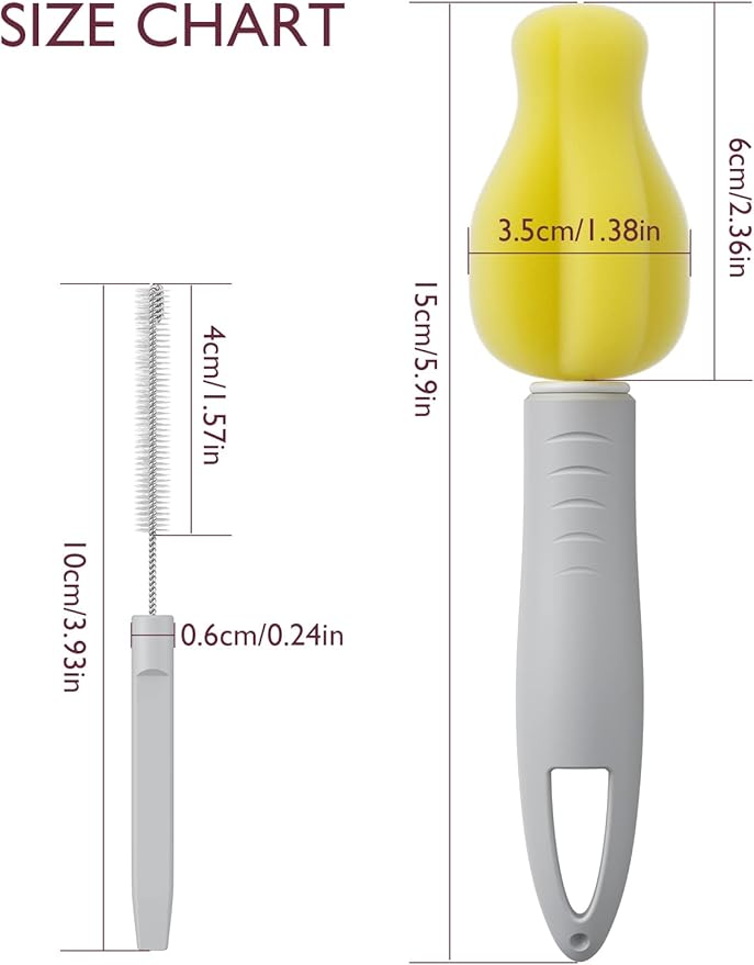 Momcozy M5 Cleaning Brush & Accessories Kit, Replacement Parts for Momcozy Breast Pump, 1 Pack