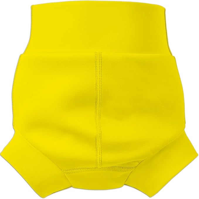 Splash About Happy Nappy Swim Diaper, Neon Yellow, 12-24 Months