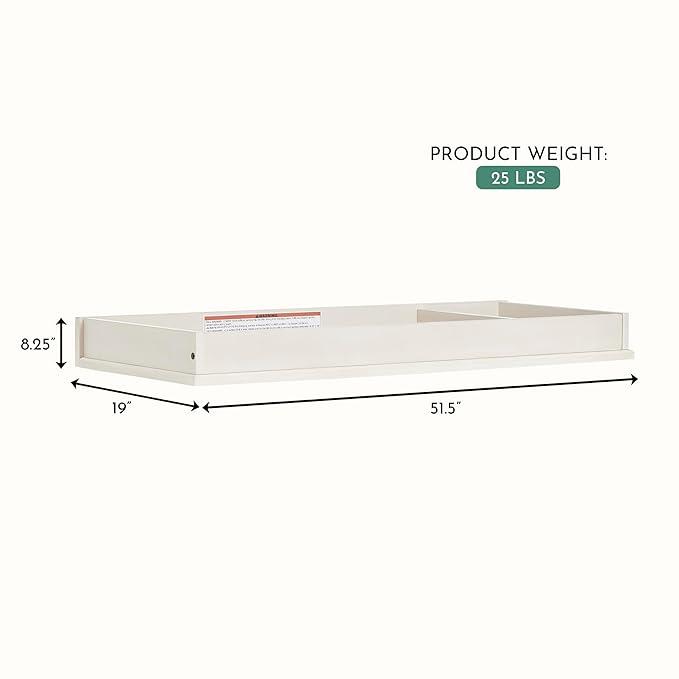 Evolur I Modern Changing Tray I Full Assembly I Lasting Quality