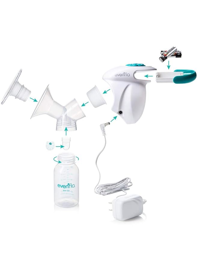 Evenflo Feeding Occasional Use Closed System Advanced Single Electric One-Handed Breast Pump