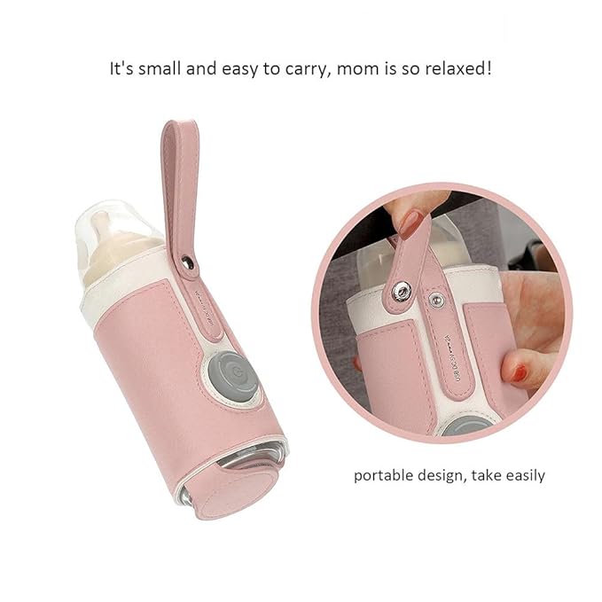 Bottle Warmer Bag, Fast Heating Portable Baby Bottle Warmer with Safe Temperature Control for Traveling Moms, Home Use, and Outdoor Activities