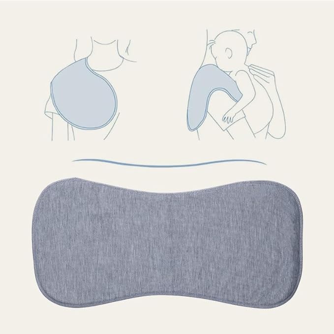 8 Pack Baby Burp Cloths, Unisex for Boys and Girls, Super Absorbent and Soft Towel,Solid Color (Multi)