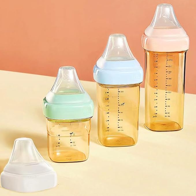 Replacement Baby Bottle Caps Compatible with Hegen Baby Bottles (Pack of 4)
