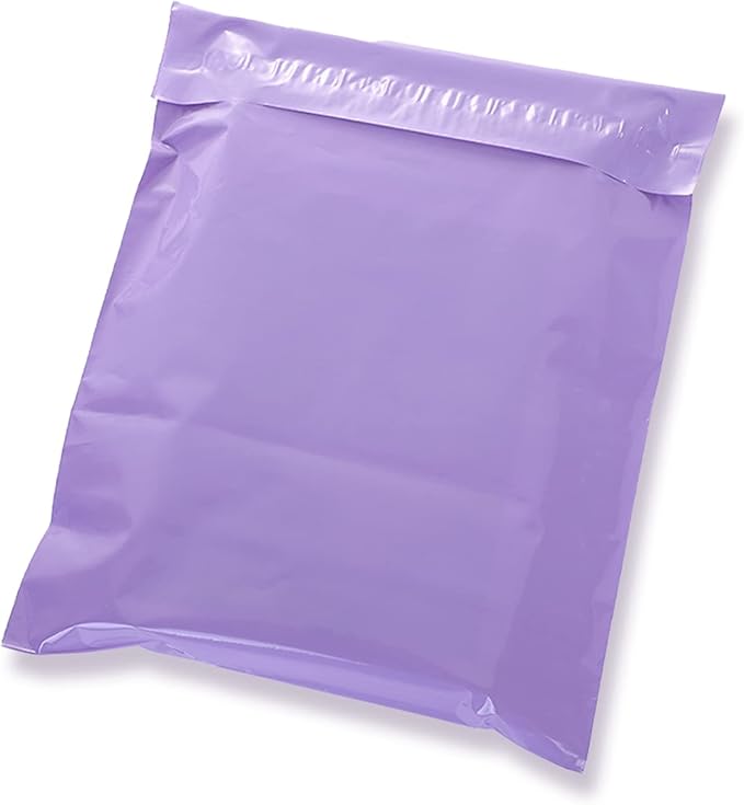 Adult Diaper Disposal Bags, Set of 100 Dirty Diaper Bags Disposable, Self-adhesive Seal, Waterproof and Leak-proof, Discreetly Hide Personal Elderly Diapers, Seal Odor, Purple